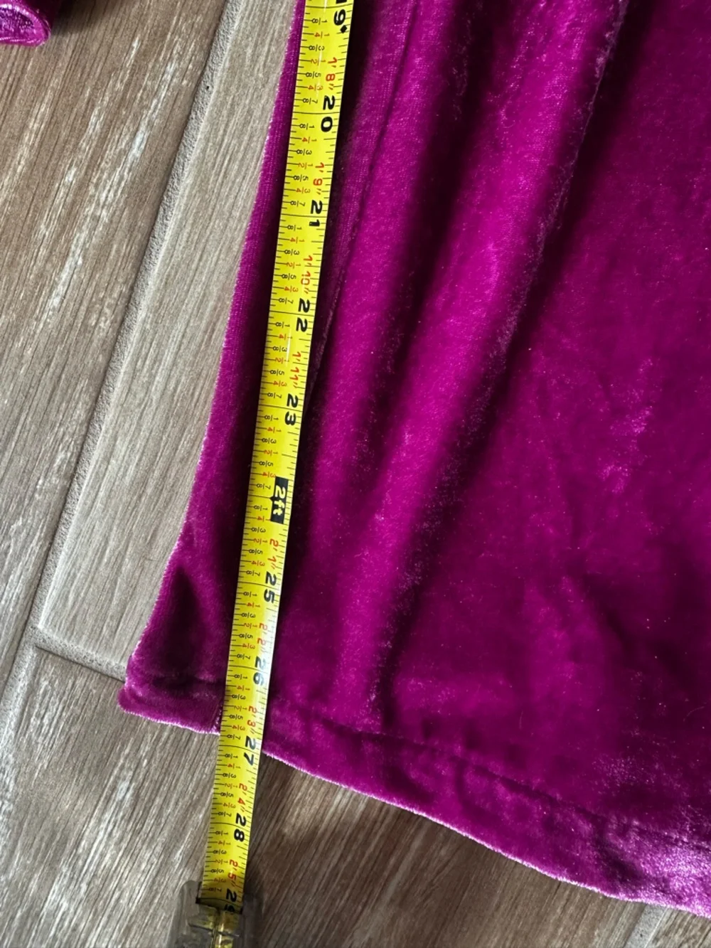 🆕 NWT Free People / Mink Pink plush fuchsia pink velvet blazer 2 Pc set. Sz M ( - Picture 9 of 9